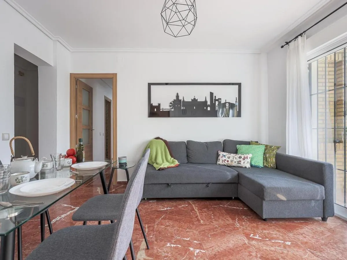 Elegante Apt Luminoso Y Tranquilo De 2 Hab Sevilla Wifi-Ful Parking Inc Appartement Séville